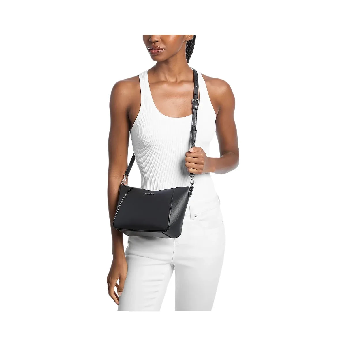 Michael Kors Jet Set Travel Large 3-in-1 Signature Logo Tote Bag Black