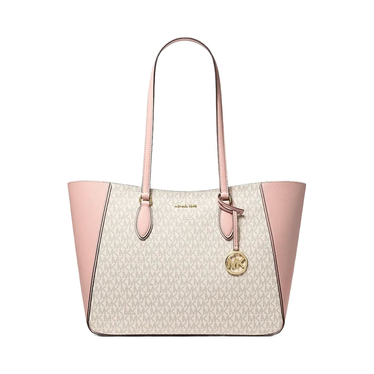 Michael Kors Jet Set Travel Large Signature Logo 3-in-1 Tote Bag Pwd Blsh Mlt
