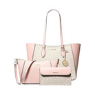 Michael Kors Jet Set Travel Large Signature Logo 3-in-1 Tote Bag Pwd Blsh Mlt