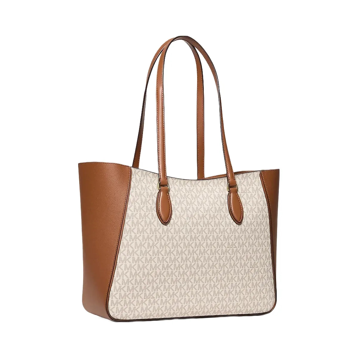 Michael Kors Jet Set Travel Large Signature Logo 3-in-1 Tote Bag Vanilla