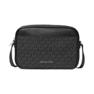 Michael Kors Jet Set Travel Large Signature Logo Camera Crossbody Bag Black