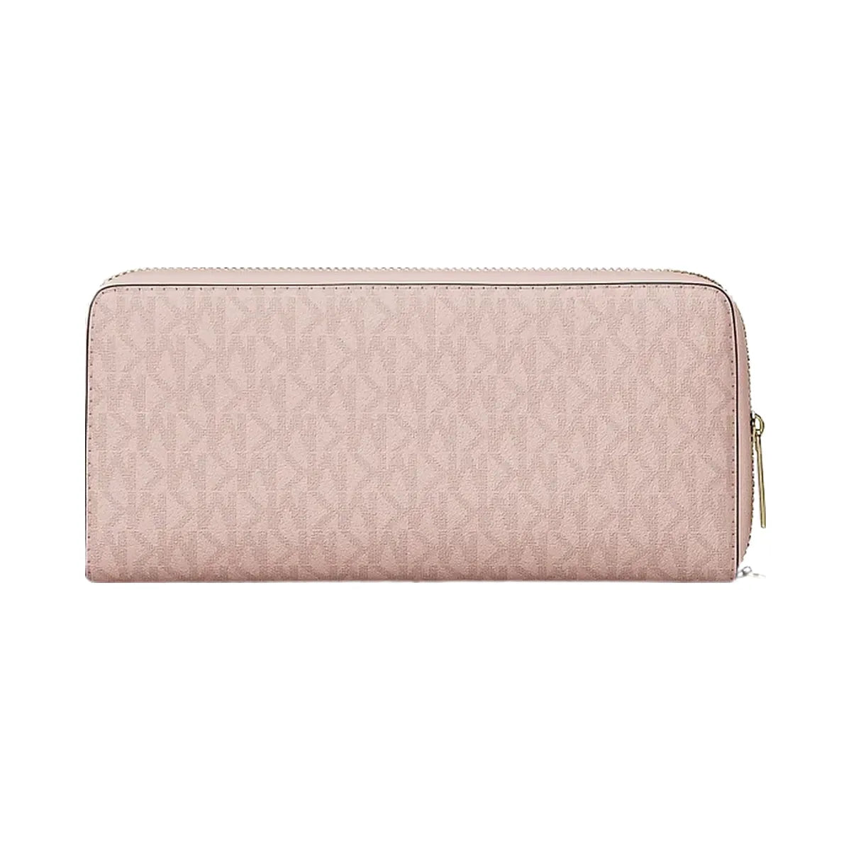 Michael Kors Jet Set Travel Large Signature Logo Continental Wristlet Powder Blush