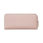 Michael Kors Jet Set Travel Large Signature Logo Continental Wristlet Powder Blush