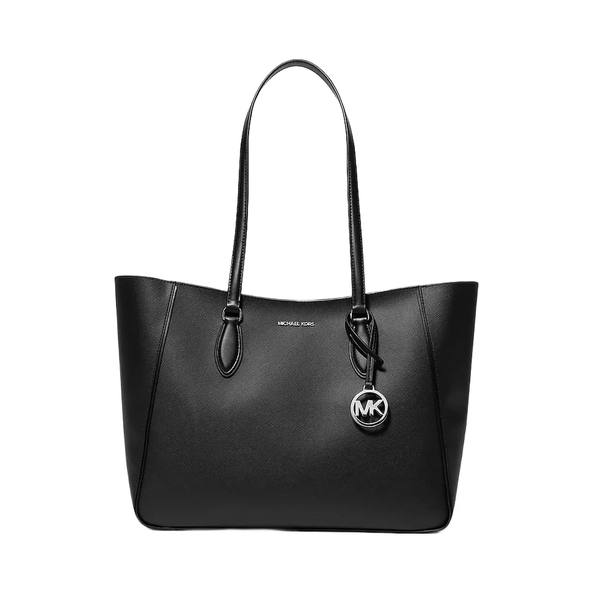 Michael Kors Jet Set Travel Large Smooth and Signature Logo 3-in-1 Tote Bag Black