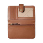 Michael Kors Jet Set Travel Medium Pebbled Leather Billfold Wallet Luggage
