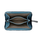 Michael Kors Jet Set Travel Medium Saffiano Leather Wallet Denim