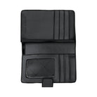 Michael Kors Jet Set Travel Medium Signature Logo Billfold Wallet Black