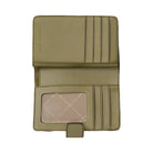 Michael Kors Jet Set Travel Medium Signature Logo Billfold Wallet Oregano