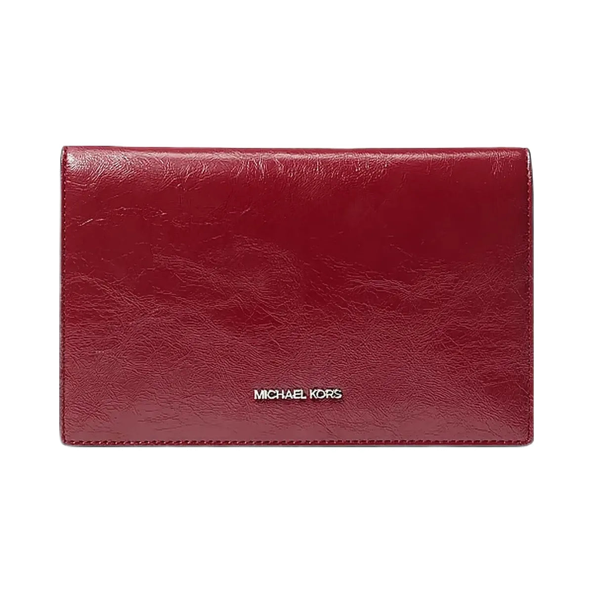 Michael Kors Jet Set Travel Small 2-in-1 Clutch Maroon