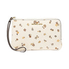 Michael Kors Jet Set Travel Small Floral Printed Wristlet Lt Cream
