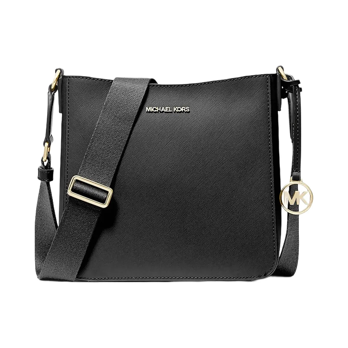 Michael Kors Jet Set Travel Small Messenger Bag Black/Black