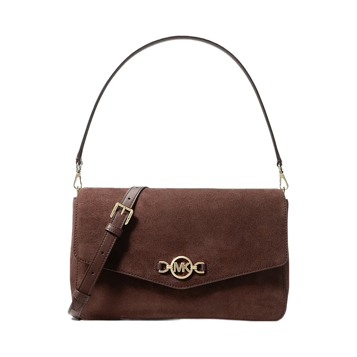 Michael Kors Kacey Large Convertible Crossbody Bag Nutmeg
