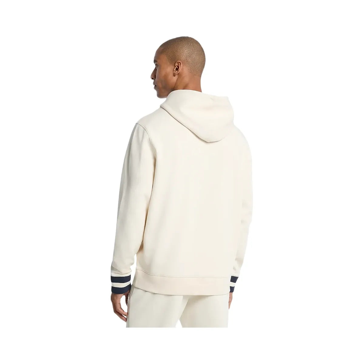 Michael Kors KORS Varsity Knit Cotton Blend Hoodie Bone