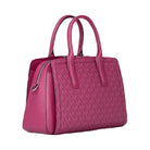 Michael Kors Laila Small Signature Logo Satchel Raspberry