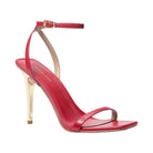 Michael Kors Liana Leather Sandal Crimson