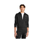 Michael Kors Logo Cotton Blend Zip-Up Hoodie Black