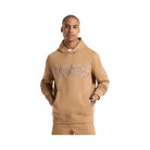 Michael Kors Logo Cotton Hoodie Dark Camel