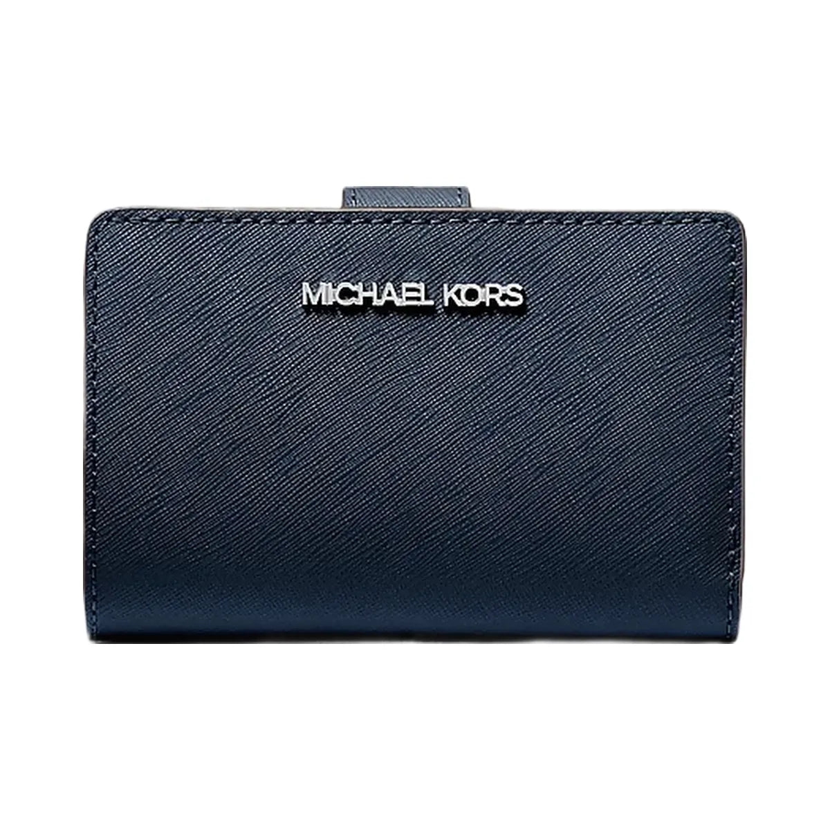 Michael Kors Medium Saffiano Leather Wallet Navy
