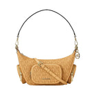 Michael Kors Merritt Small Signature Logo Convertible Shoulder Bag Honeywheat