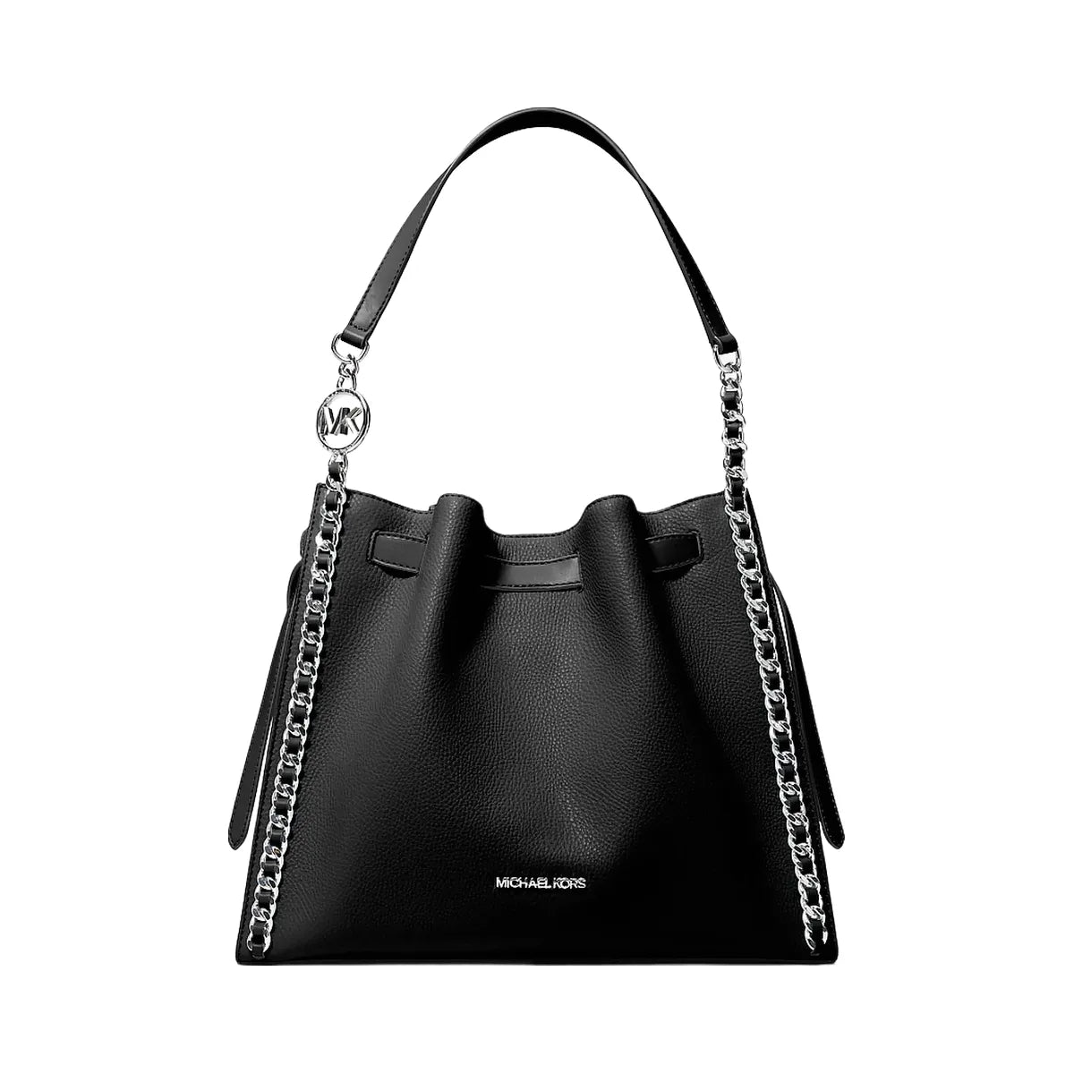 Michael Kors Mina Large Chain Shoulder Bag Black