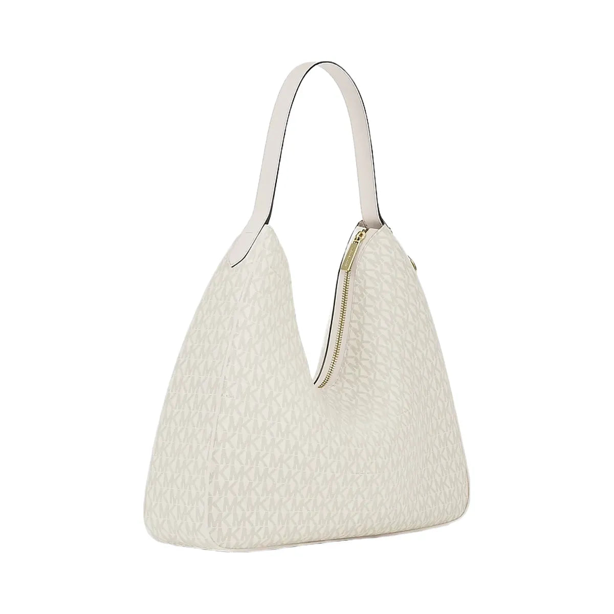 Michael Kors Nayla Medium Signature Logo Shoulder Bag Lt Crm Multi