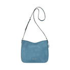Michael Kors Nayla Medium Suede Messenger Bag Denim