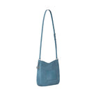Michael Kors Nayla Medium Suede Messenger Bag Denim