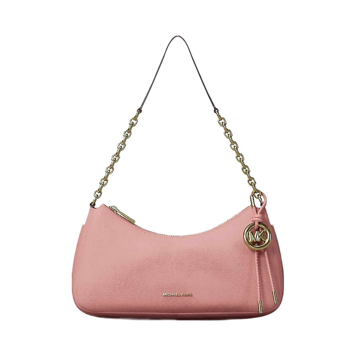 Michael Kors Nolita Medium Nubuck Chain Pochette Primrose