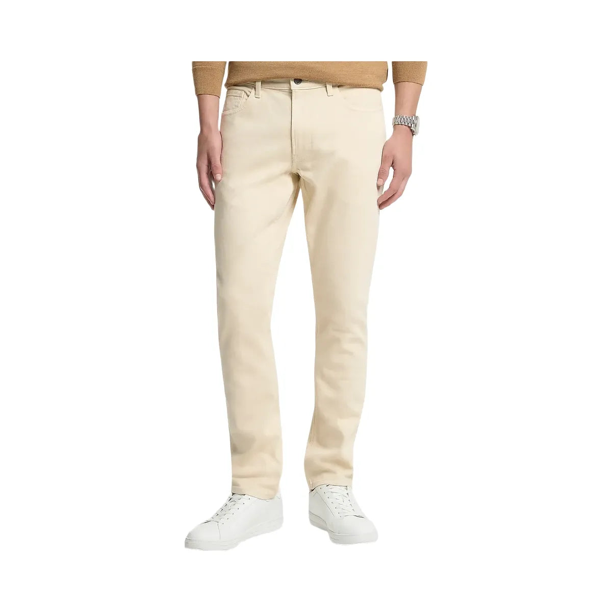 Michael Kors Parker Slim-Fit Stretch Denim Jeans Bone
