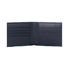 Michael Kors Pebbled Leather Billfold Wallet and Signature Logo Card Case Gift Set Navy