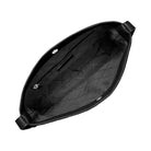 Michael Kors Roey Medium Pebbled Leather Bucket Messenger Bag Black