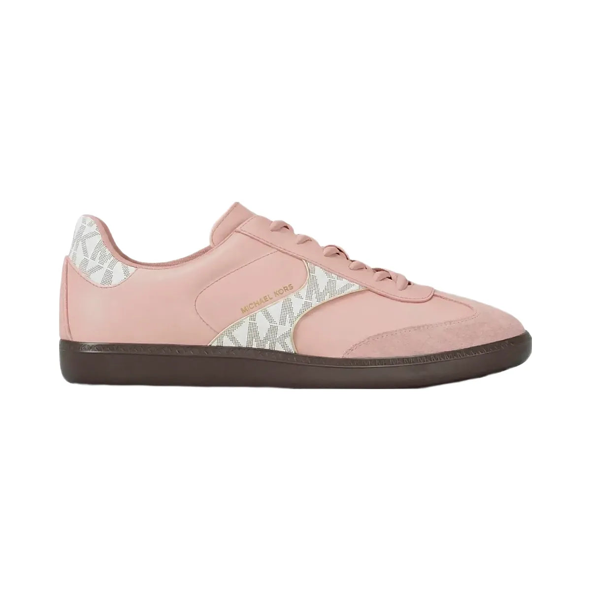 Michael Kors Sammy Mixed-Media Sneaker Powder Blush