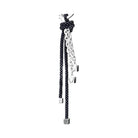 Michael Kors Silver-Tone and Speckled Cord Bag Charm Dress Blues