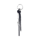 Michael Kors Silver-Tone and Speckled Cord Bag Charm Dress Blues