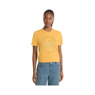 Michael Kors Studded Logo Charm Organic Cotton Jersey T-Shirt Honeywheat