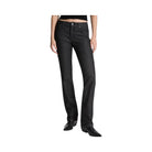 Michael Kors Studded Stretch Denim Cigarette Jeans Black Rinse