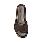 Michael Kors Suki Embellished Slide Sandal Chocolate