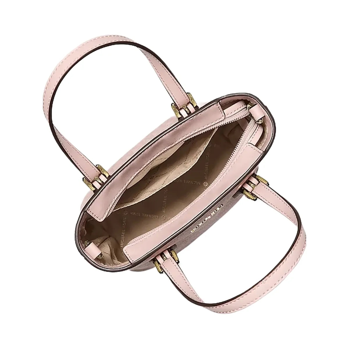 Michael Kors Voyager Extra-Small Signature Logo Convertible Crossbody Bag Powder Blush