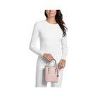 Michael Kors Voyager Extra-Small Signature Logo Convertible Crossbody Bag Powder Blush