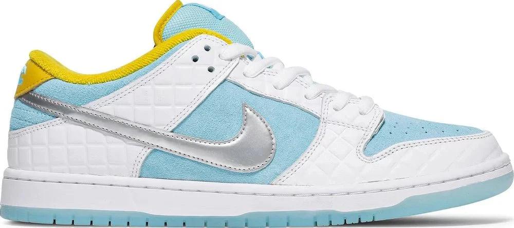 FTC × Nike SB Dunk Low \"White/ Blue\" 27 SB Dunk Low Pro 'FTC' Release Date. Nike SNKRS