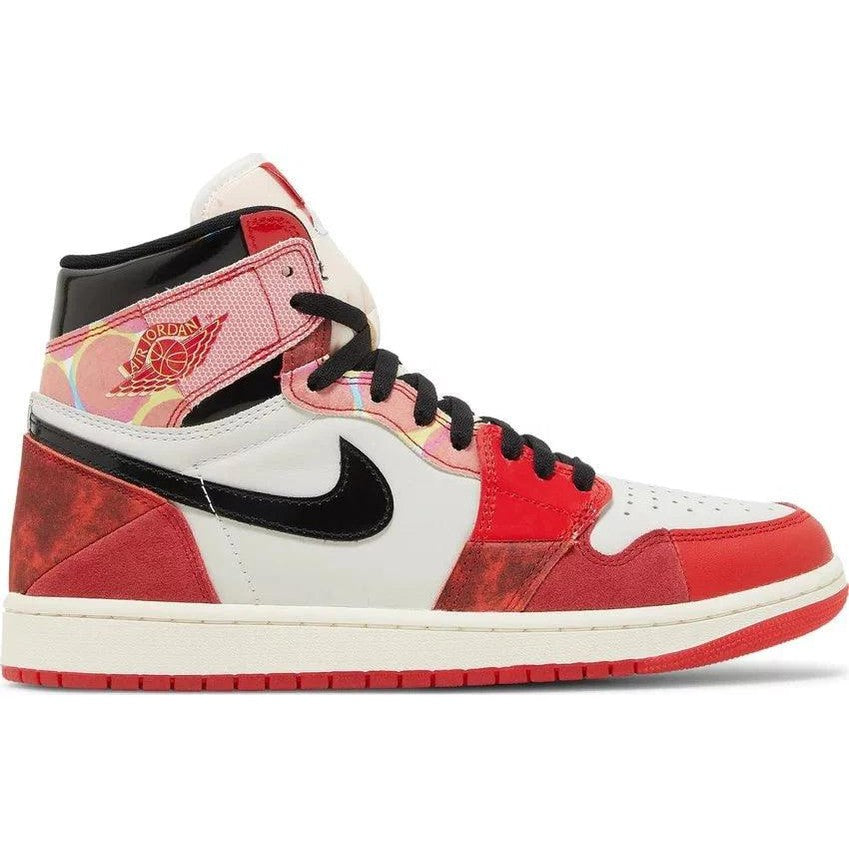 Air Jordan 1 Retro High OG Next Chapter sneaker with red, white, black, and multicolor details