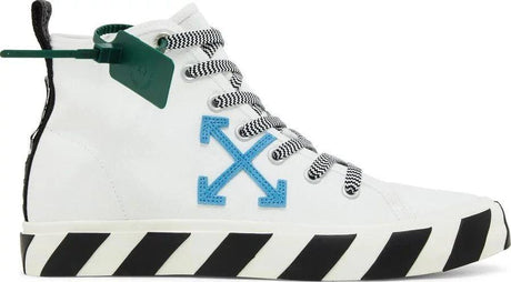 Off-White Vulcanized Mid "White Blue" - Dawntown