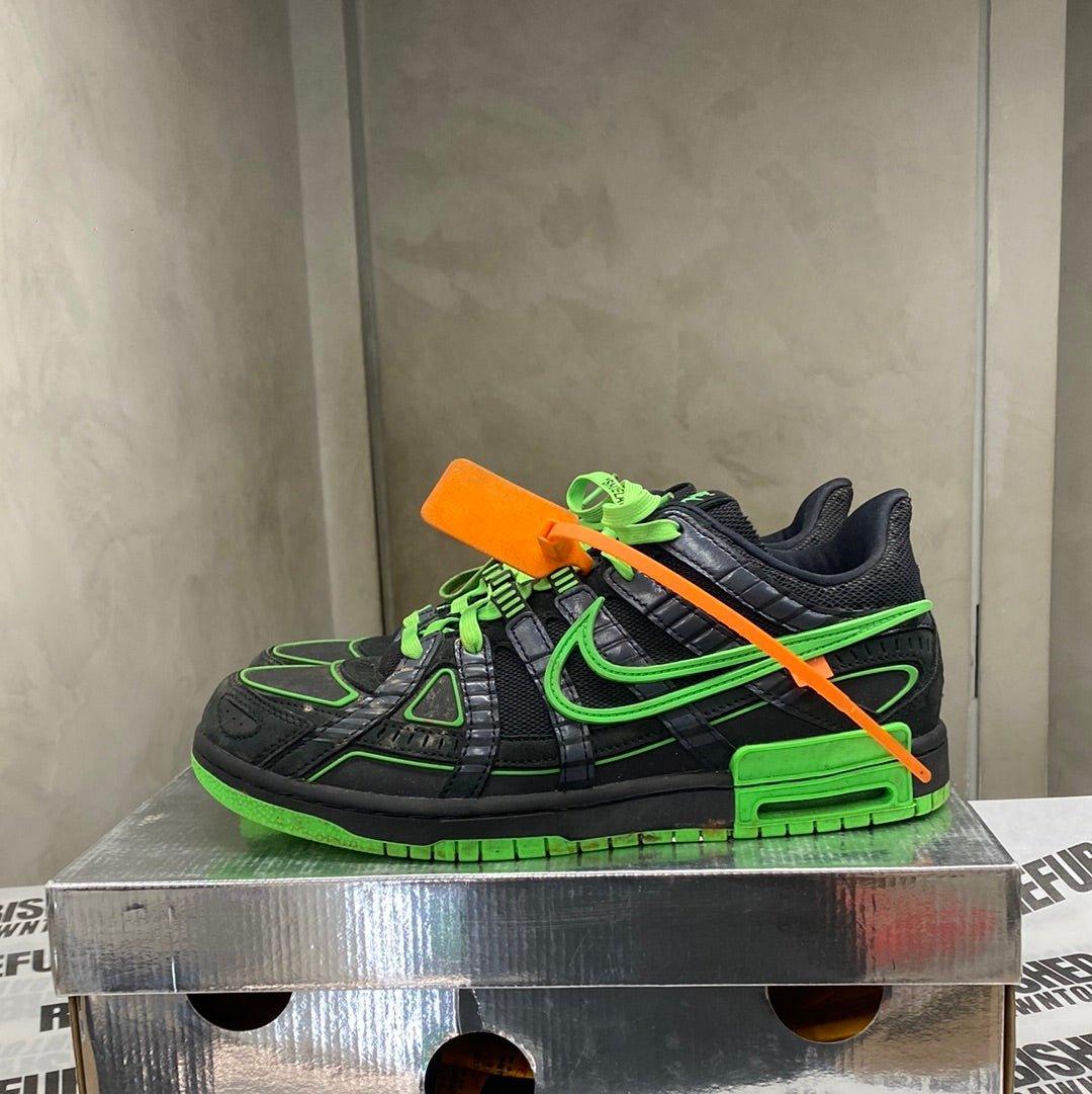 Off-White x Air Rubber Dunk "Green Strike" (REFURBISHED) - Dawntown