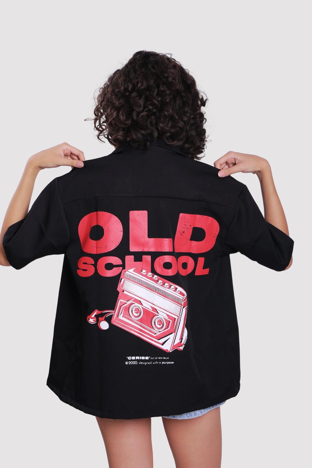 CERISE OLD SCHOOL BOWLING SHIRT - dawntown