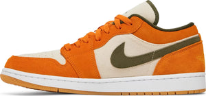 Air Jordan 1 Low SE "Orange Olive" - Dawntown