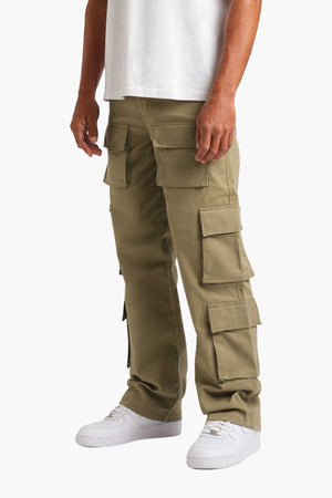 10 POCKET CARGO PANT - BEIGE