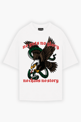 NO GUTS NO GLORY T-SHIRT - WHITE