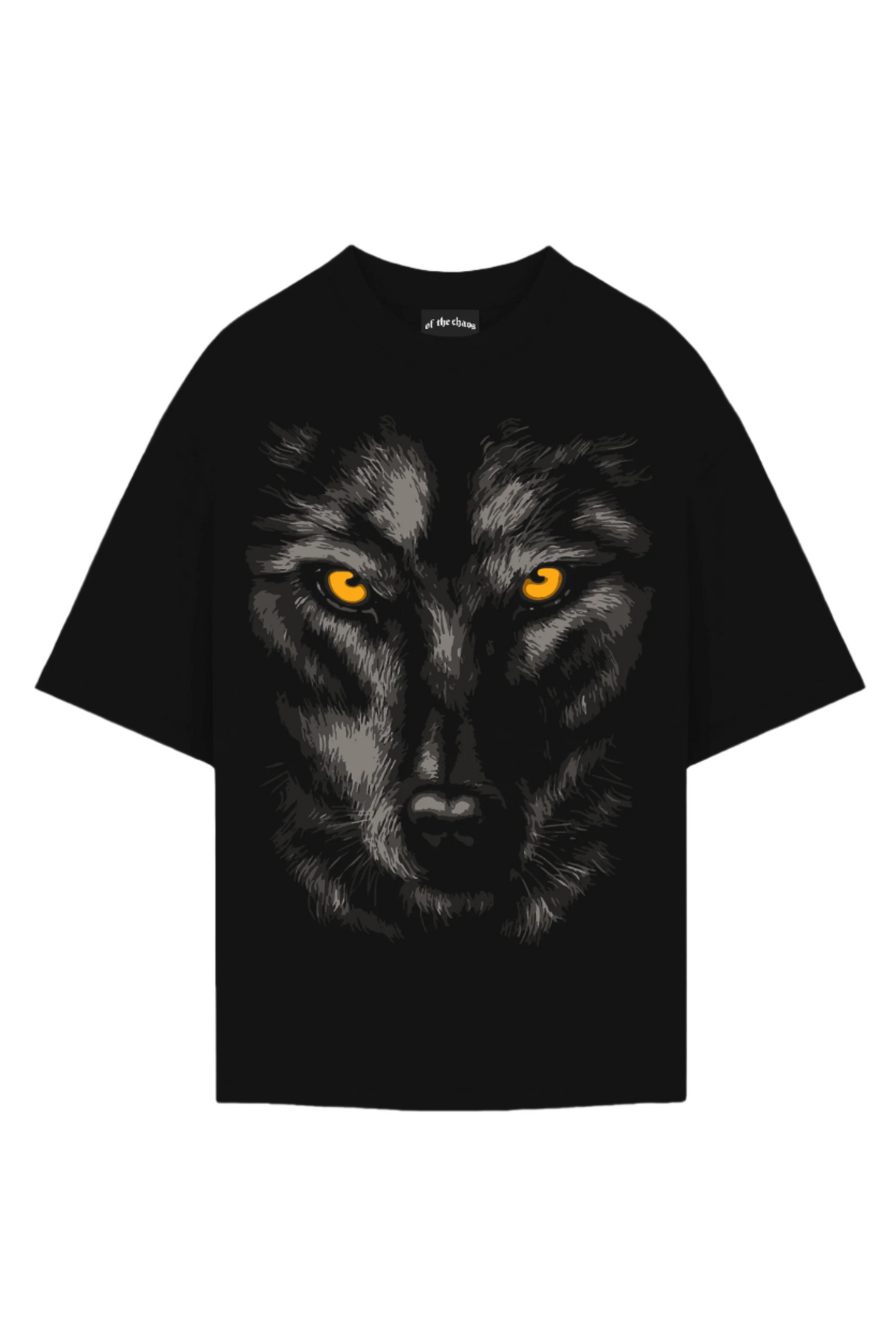 WOLF T-SHIRT - BLACK