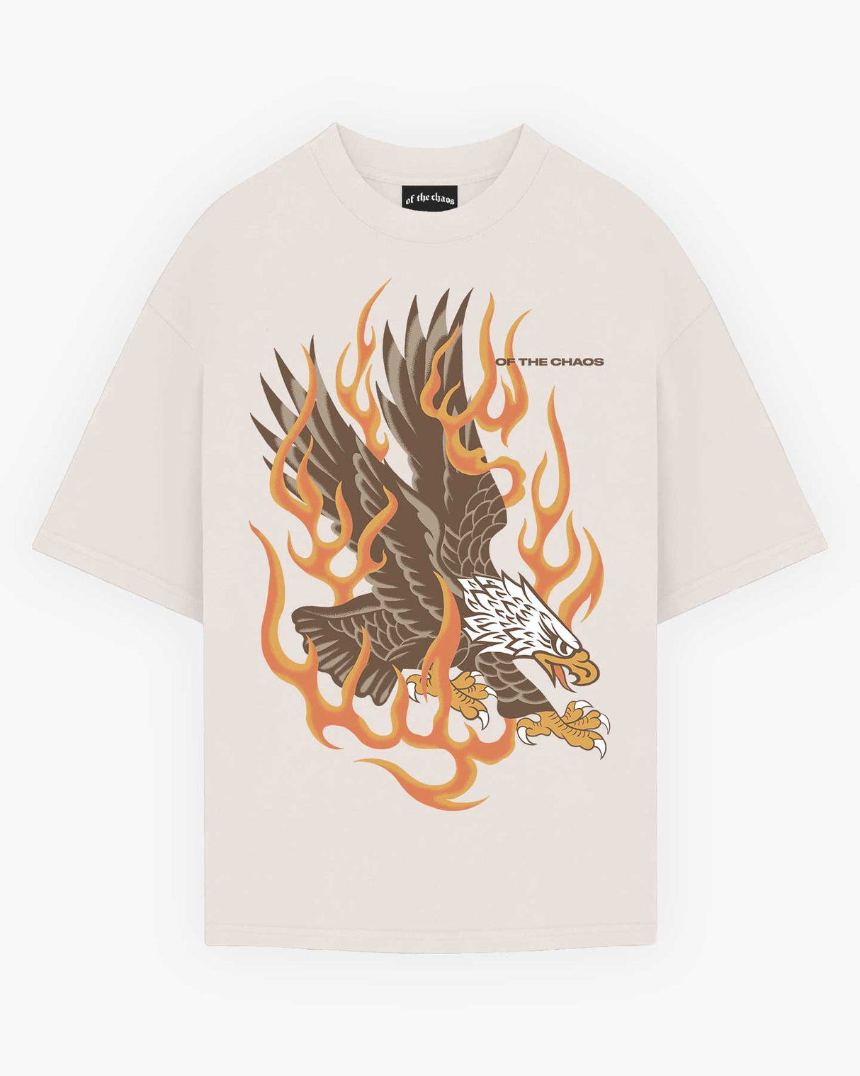 TRIAL BY FIRE T-SHIRT - OFF WHITE