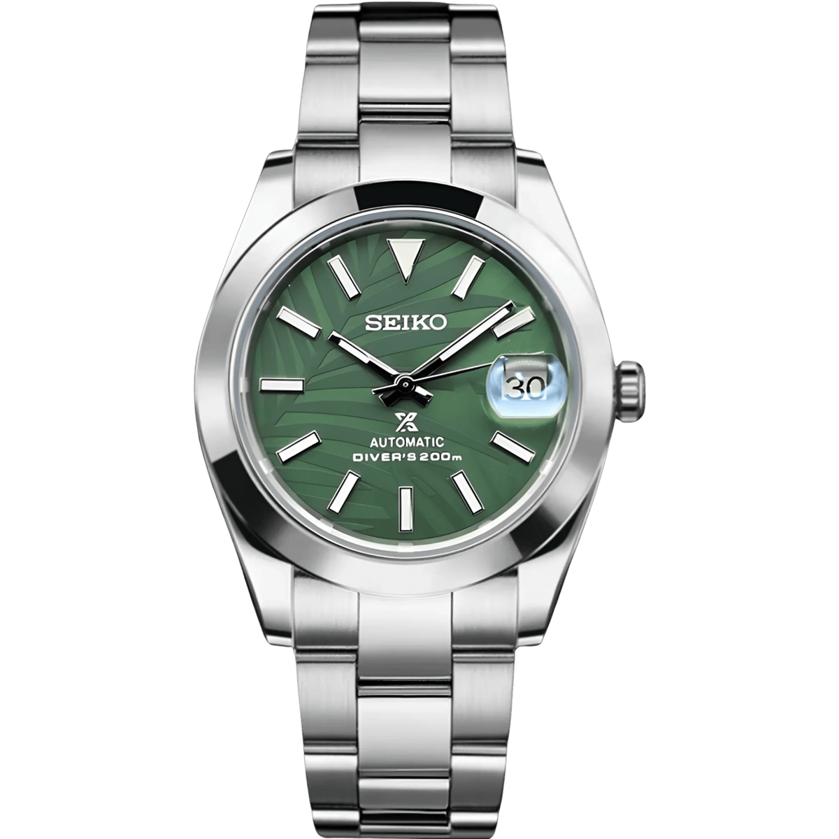 Seiko Mod Oyster Green